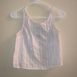 light and thin white tank top